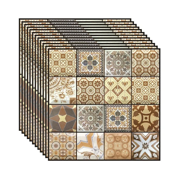 12PCS Кирпич 3D Камень самоклеющиеся обои для гостиной обои ванная комната кухня щитка плитки обои домашний декор - Цвет: 12PCS