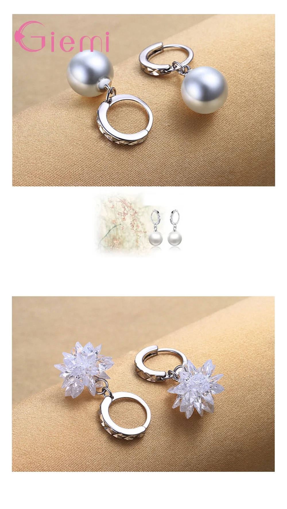 Новое поступление, однотонные 925 пробы, серебряные серьги DIY, аксессуары, 20 шт./партия, розничная цена, женские модные серьги-кольца
