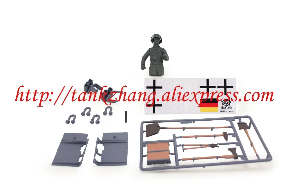 HENG LONG 3818/3818-1 RC Танк Немецкий Тигр I 1/16 запасные части No. Полный набор