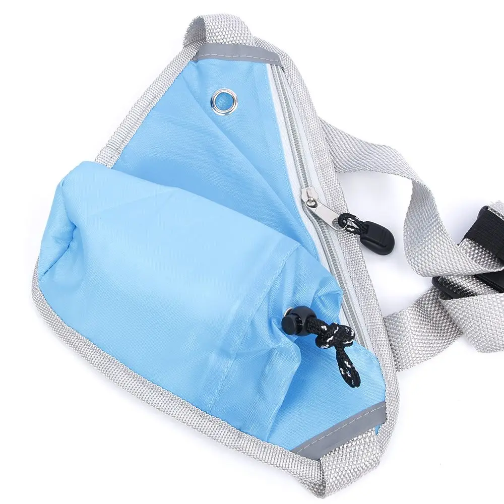 

ISKYBOB Fashion New Sports Triangle Bags Fanny Pack Travel Gym Waist Money Belt Zip Pouch Wallet