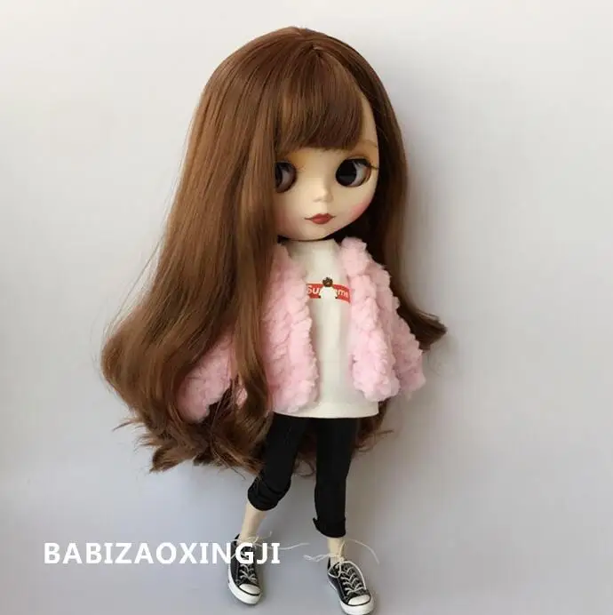 Женская Одежда для кукол 30 см аксессуары Azone 1/6 разноцветное меховое пальто 1 шт. |