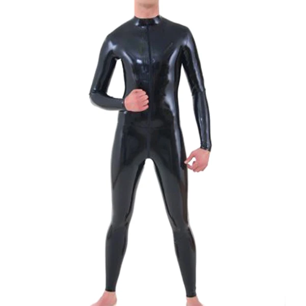 0 8 мм толщины резиновый латексный мужской комбинезон для измерения|male catsuit|latex male