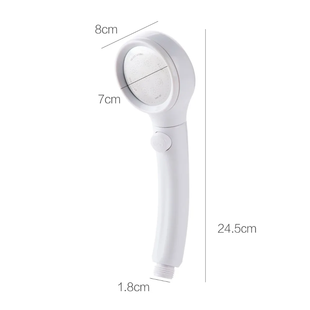

adjustment shower with water stop switch High-pressure water-saving handheld shower head SPA / Rain shower head
