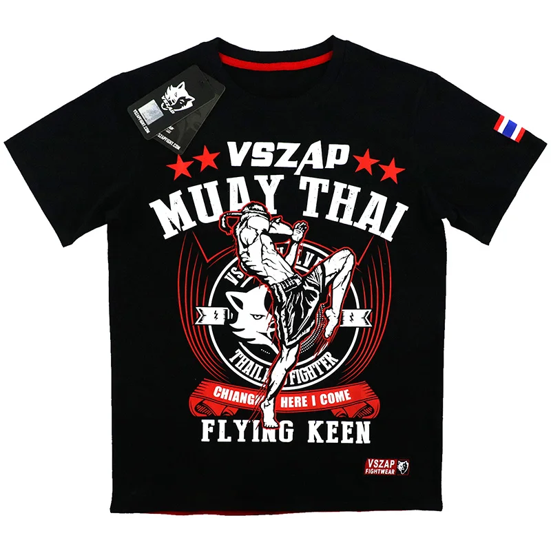 VSZAP Muay Thai Fighting Black MMA Tapout футболка БЖЖ абсолютно новая боевая одежда для занятий