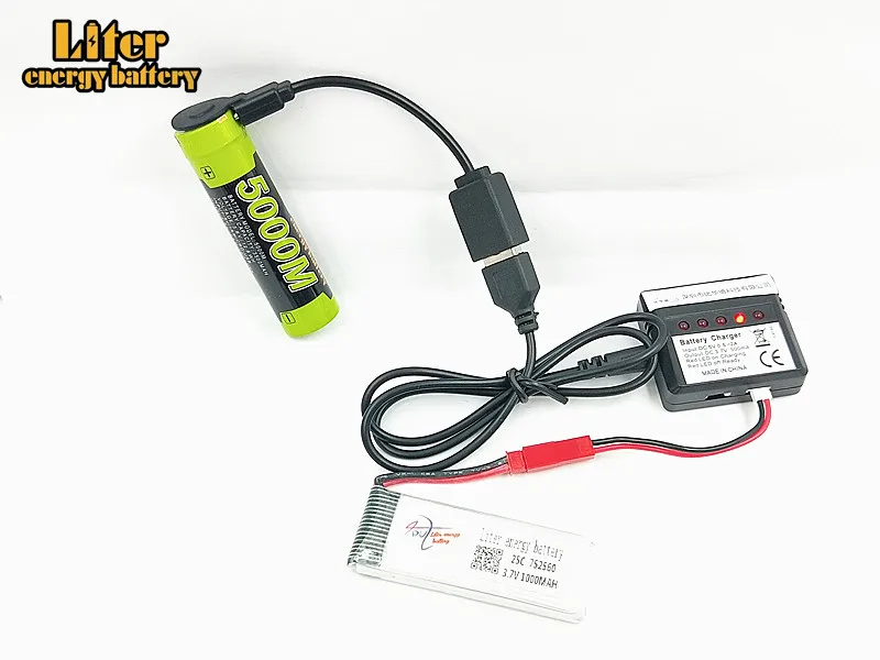 3 7 V 1000mah 752560 30c для 8807 8807w A6 A6W Rc Quadcopter запасные части 5in1 баланс зарядное устройство