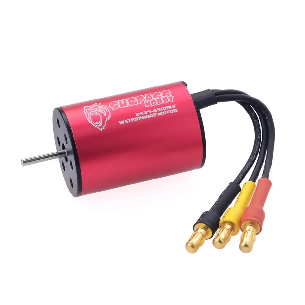 RCtown Surpass Hobby 2435 4500kv бесщеточный мотор + 25A контроллер скорости ESC водонепроницаемый