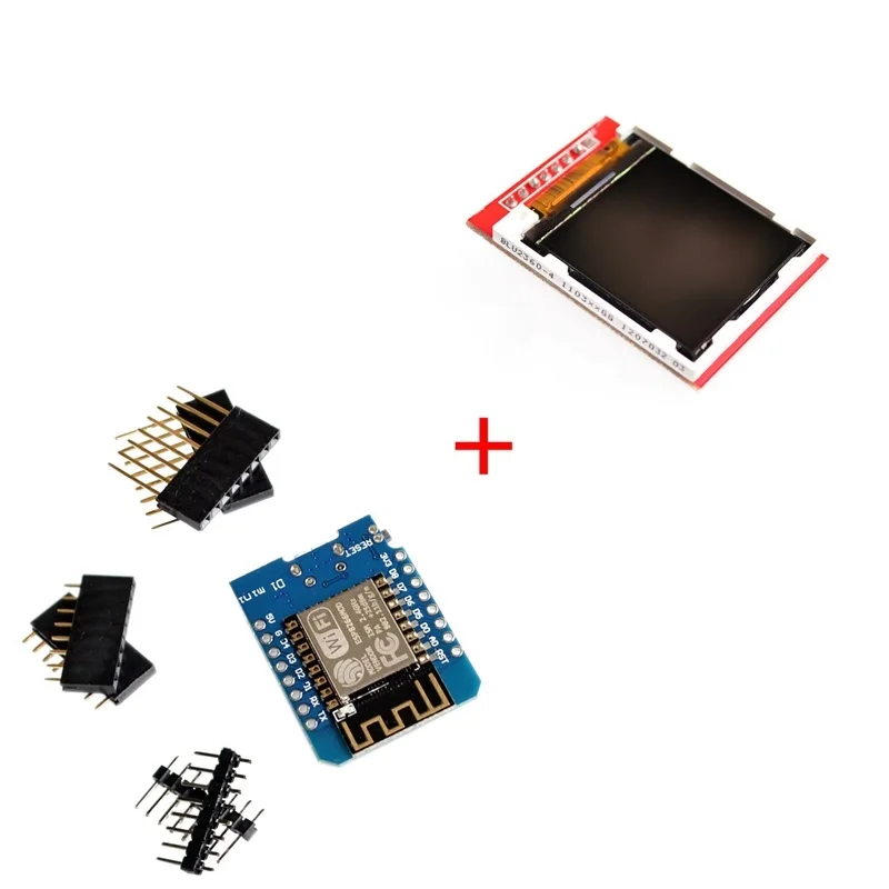 Мини D1 WiFi ESP 12F ESP8266 макетная плата + TFT ЖК модуль 1 44 дюймовый экран для
