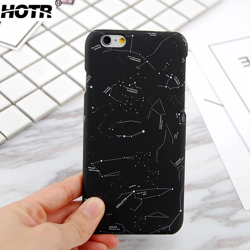 Чехол для iPhone 6 hotr Мода Луна девушки и мальчики земля звезды жесткий чехол S плюс