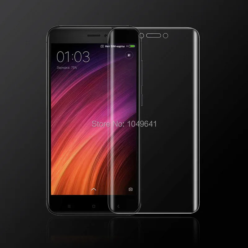 Полное покрытие Экран протектор для Xiaomi Redmi 4X Мягкие TPU Плёнки 5 дюймов