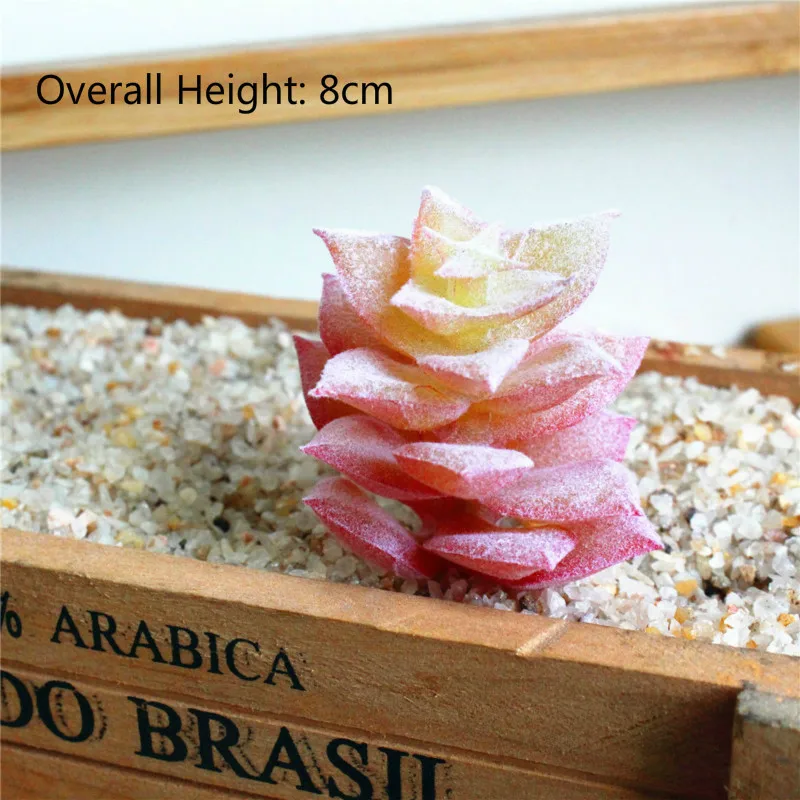 Artificial Plastic Succulent Plants DIY Flower Pants Wall Accessories Fake garden decoration plantas artificiais | Дом и сад