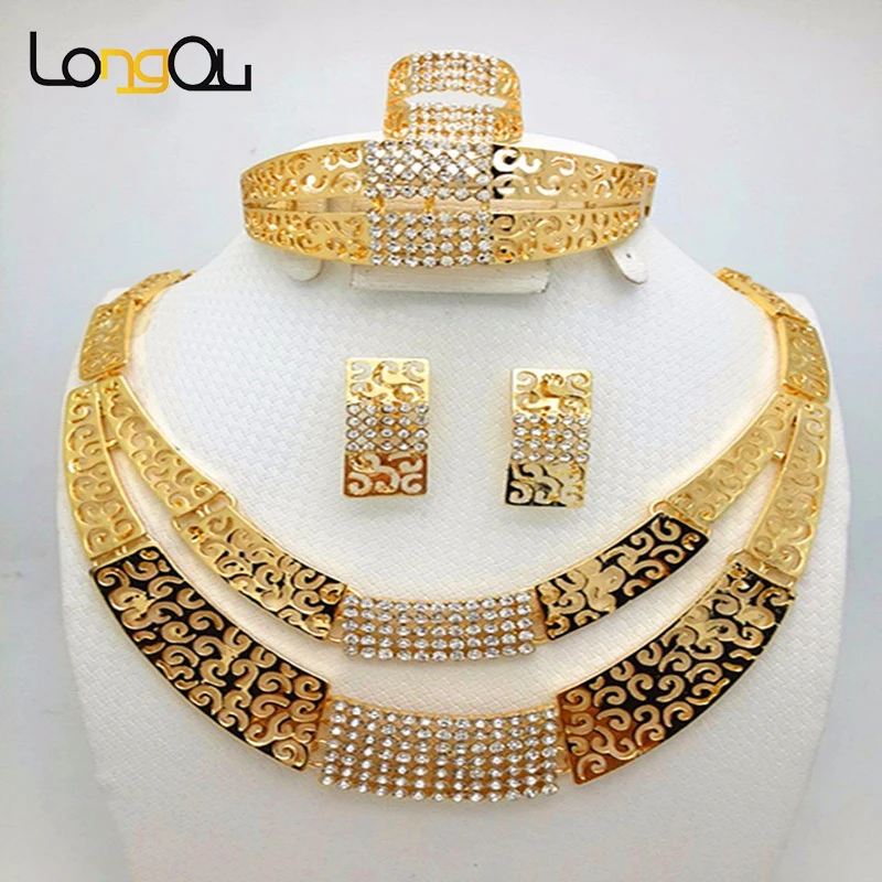 Набор ювелирных изделий для свадьбы и помолвки в африканском стиле комплект