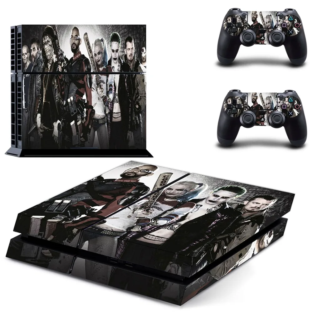 Отряд Самоубийц Харли Квинн Джокер Супермен PS4 Наклейка Виниловая наклейка для
