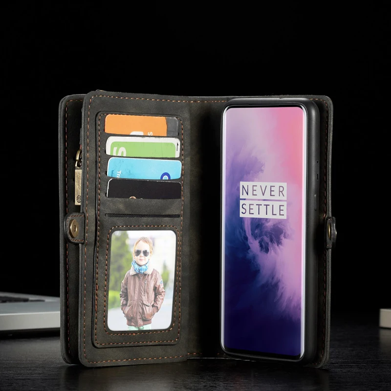 Для Etui Oneplus 7 Pro Чехол Oneplus7 Pro Флип кожаный кошелек на молнии чехол для телефона чехол для Coque One Plus 7 Pro 1+ 7 Pro Funda