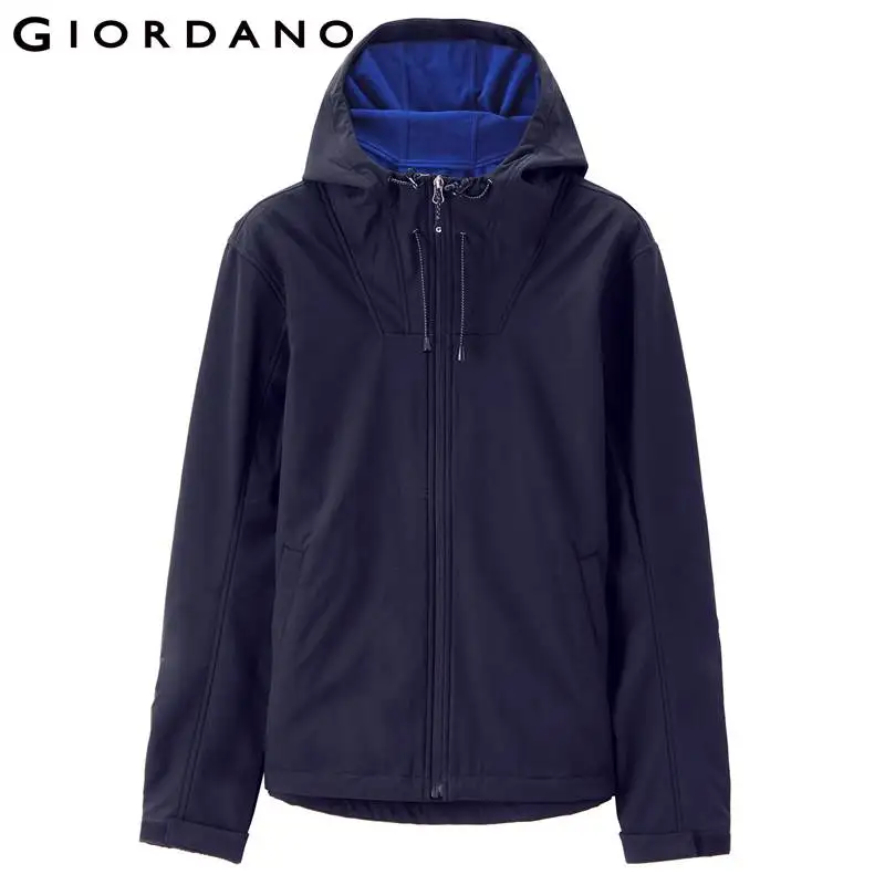 Giordano мужская куртка ветровка с капюшоном на молнии имеется несколько цветовых