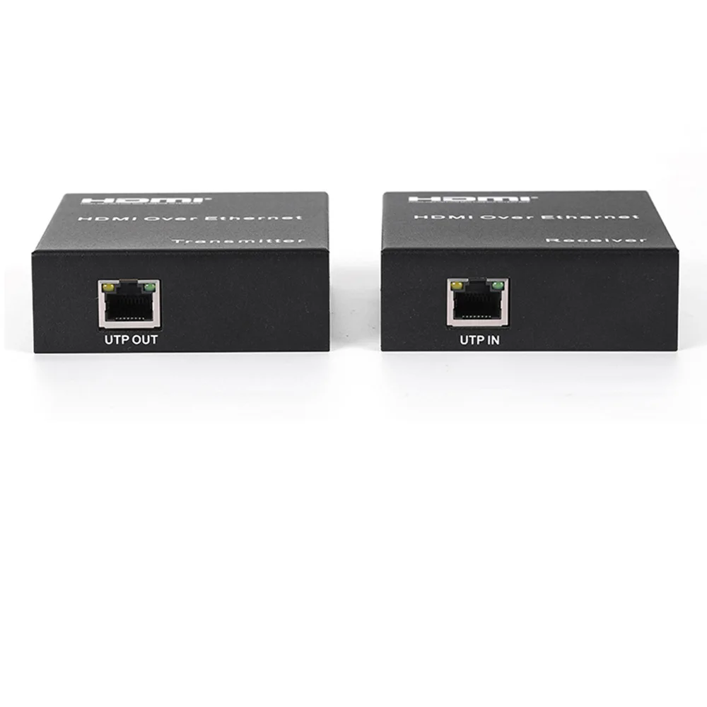 Pushijie HDMI удлинитель по TCP IP FUll HD 1080P через UTP STP Cat5/5e/Cat6 Rj45 120M передатчик приемник