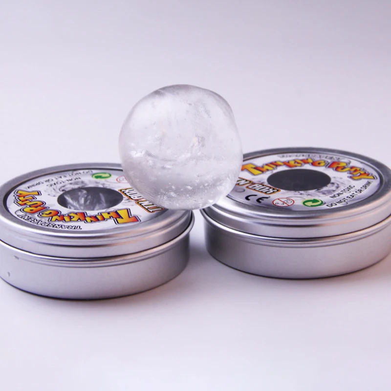 Diy слизь прозрачный Пластилин Чистый Прозрачный Шпатлёвки Handgum резиновая стресса