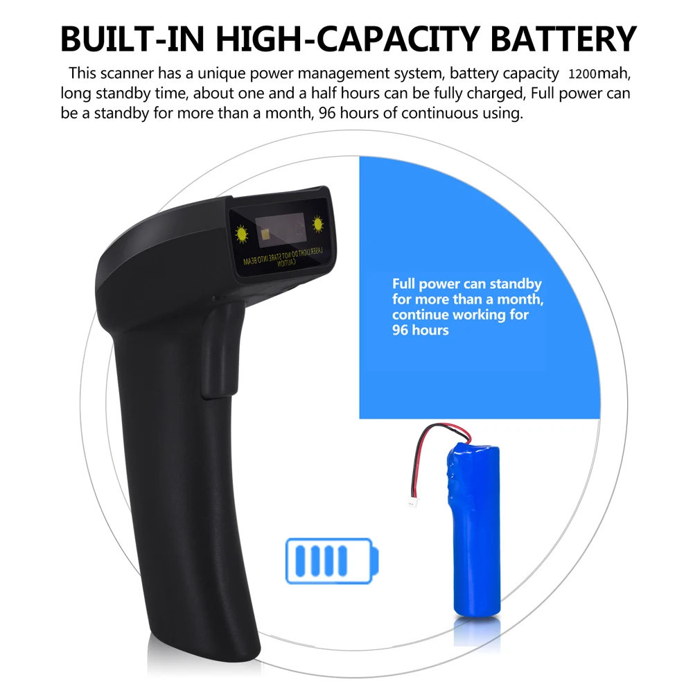 Беспроводной считыватель штрих-кодов Symcode сканер для мобильных телефонов 1D QR |