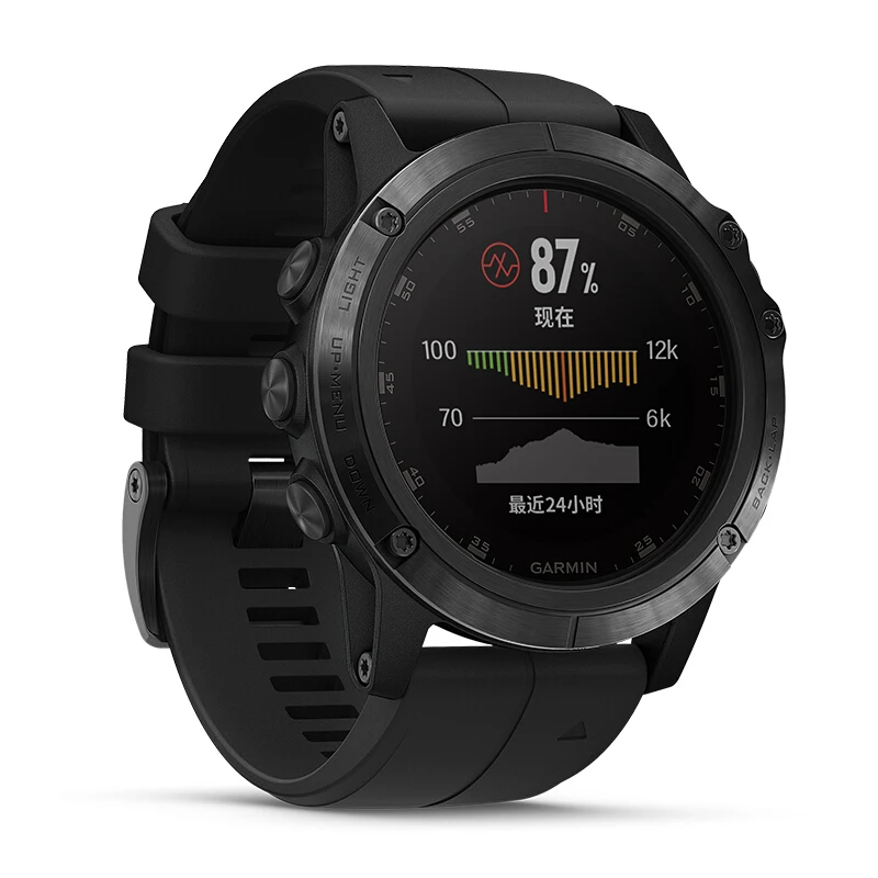 GARMIN Fenix 5x plus Multisport GPS Pulse Ox пульсометр музыка и Pay черное оборудование/черный