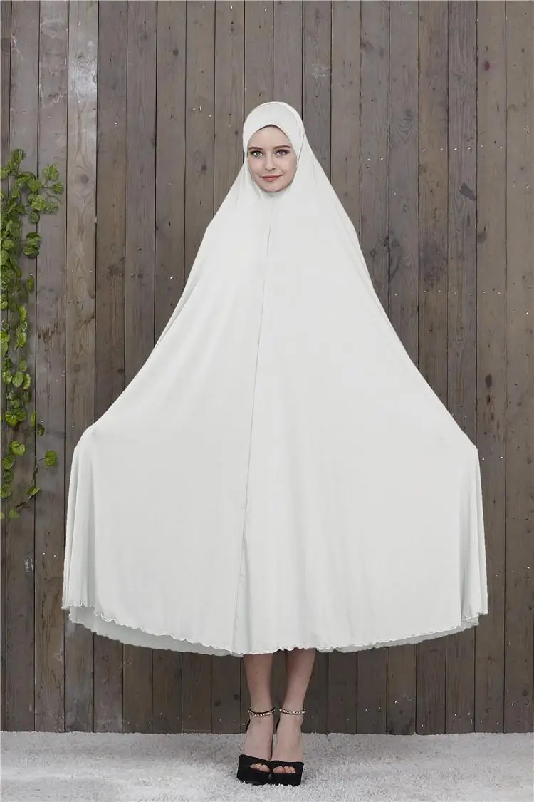 Мусульманские женщины верхняя часть Jilbab длинная хиджаб Абая химар шарф Арабская