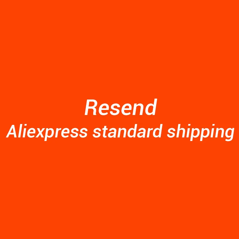 Повторной отправки мы организуем доставку по AliExpress Стандартный доставка|shipping