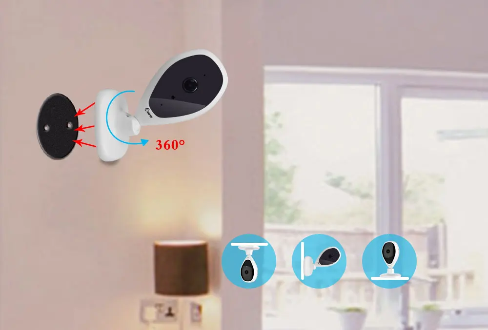 Хранитель HD 1080P Домашняя безопасность IP мини-камера двухсторонняя аудио Беспроводная мини-камера 2MP ночное видение CCTV WiFi камера детский монитор