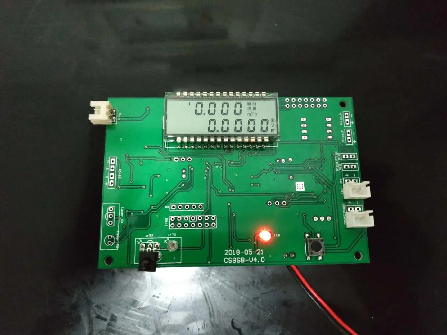 TDC-GP22 Ultrasound Water Meter Debugging Development Board with LCD Display and Flow Measurement Tube Section | Бытовая техника