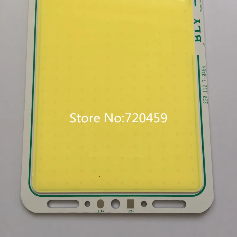 Светодиодный модуль cob светящаяся пластина 2 мм толщина 12 в пост. Тока 100 Вт