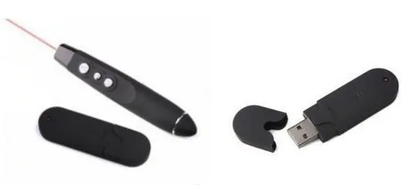 Free Shipping+5pcs Wireless PowerPoint Presentation USB Presenter Remote with Laser Pointer |