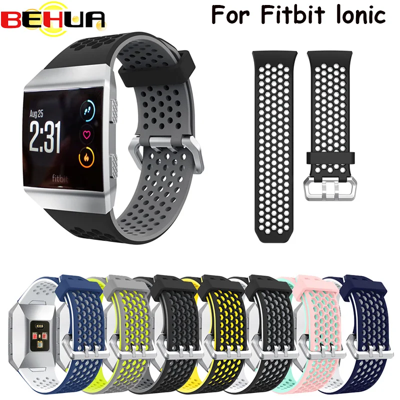 Aresh для ионного браслета Fitbit регулируемый спортивный силиконовый аксессуар