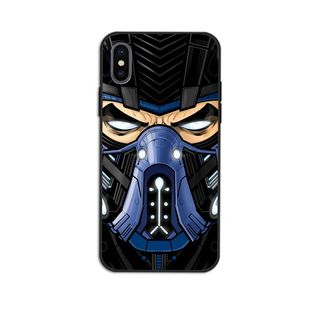 Mortal Kombat 11 роскошный мягкий ТПУ силиконовый чехол fundas для iphone 8 7 6 6s plus X Xr Xs Xmax 5 5S se