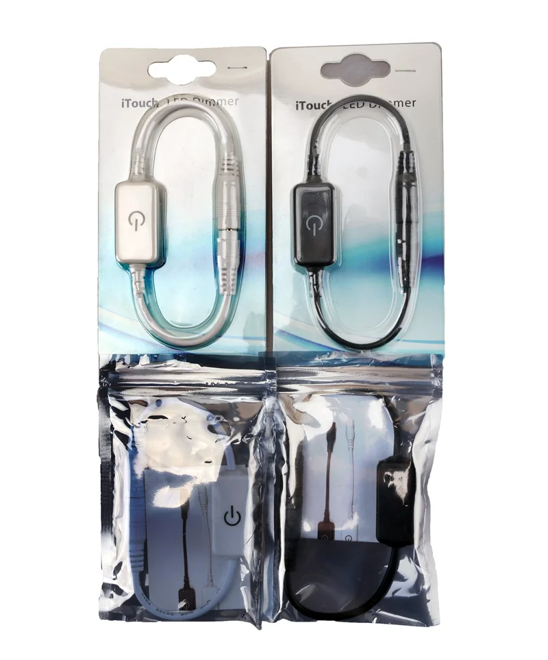DC12V-24V Itouch светодиодный диммер сенсорный переключатель 1CH сенсорный линейный контроллер разъем постоянного тока для SMD5050 3528 одноцветные полосы света