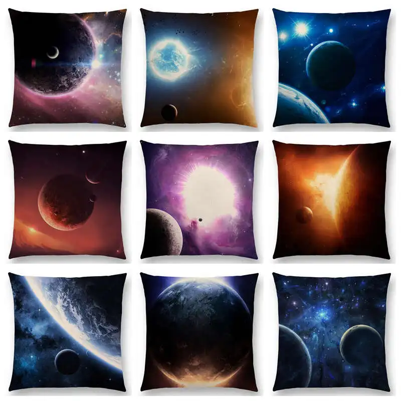 Таинственный чехол для подушки подушка с изображением Галактики|cushion cover|throw pillow