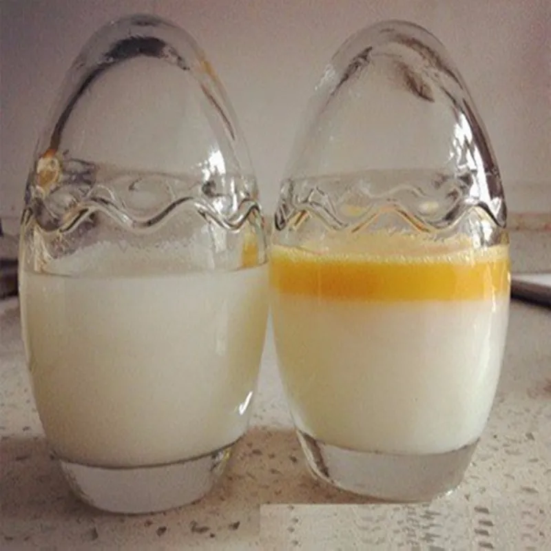 Цеартивный стеклянный в виде яйца десертная чашка прекрасное мороженое чаша Smoth