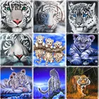 TAFREE дикая природа животное тигр искусство картина 25 мм квадратный Сделай Сам стекло кабошон Обложка кулон камеи Настройки для брелка ожерелье