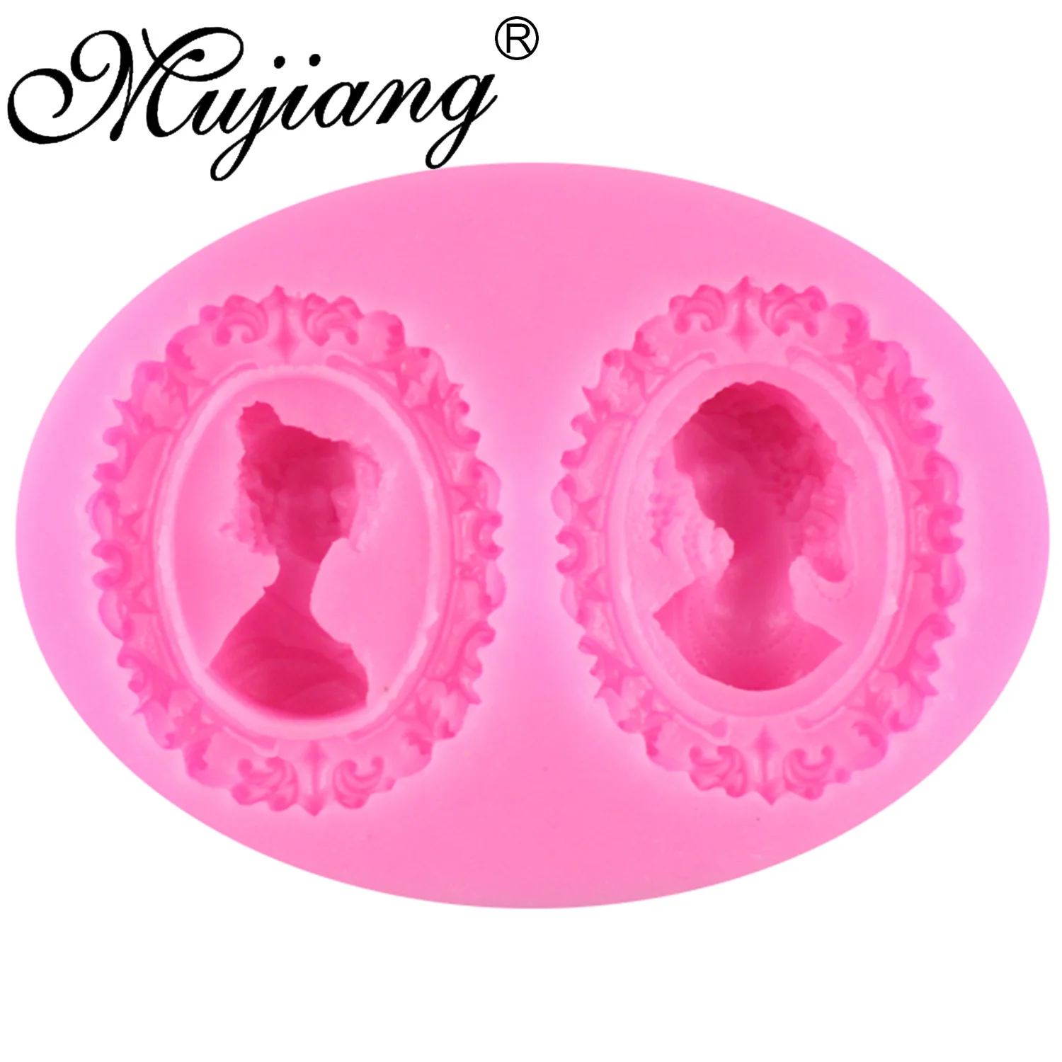 Mujiang Victoria Lady Avatar рамка силиконовые формы вечерние инструменты для украшения тортов из мастики конфеты Fimo глина шоколадные формы для мастики