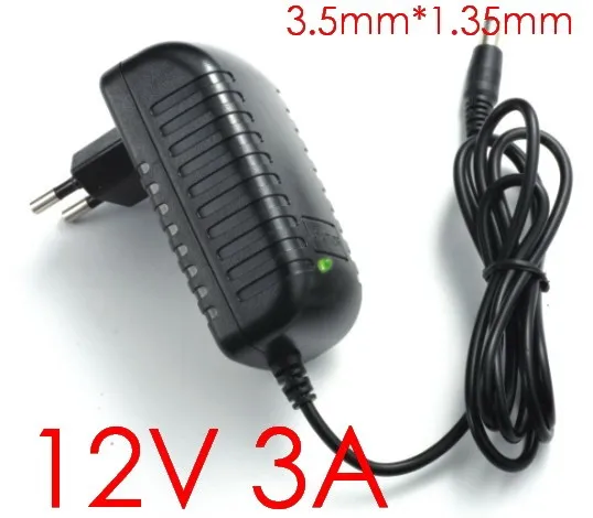 1 шт. Высокое качество 12 В 3 а зарядное устройство для планшета адаптер переменного тока для Cube i7 куб i9 планшетный ПК адаптер питания 3,5 мм x 1,35 мм