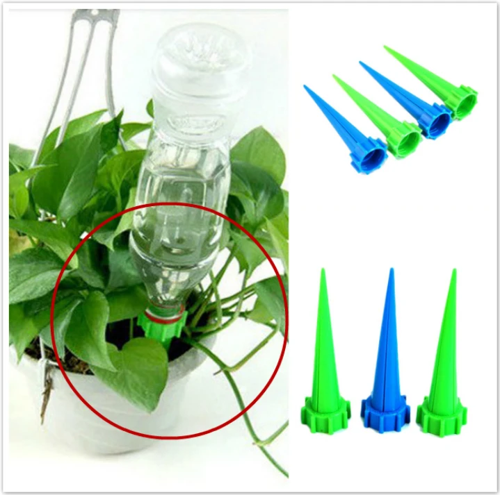 Новинка 4 шт./лот система орошения для садовых бутылок конусный Полив Спайк