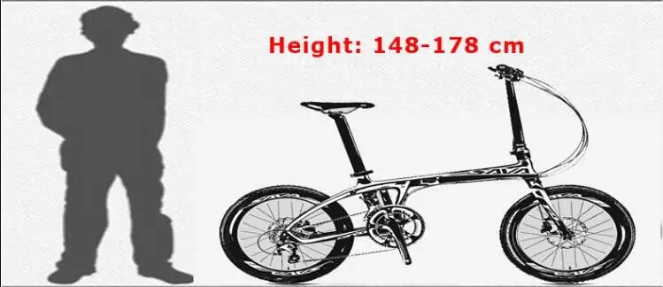 F2.0 углеродное волокно складной велосипед BMX 20 дюймов 16 скоростей 18 скоростей двойной дисковый тормозной светильник портативный велосипед
