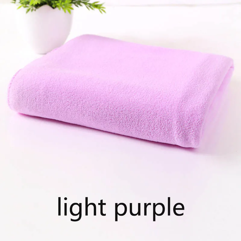 light purple Ультрамягкое полотенце из микрофибры 25*25 см многофункциональное быстрое высыхание квадратное кухонное полотенце для мытья автомобиля кухонное полотенце для мытья - Цвет: light purple