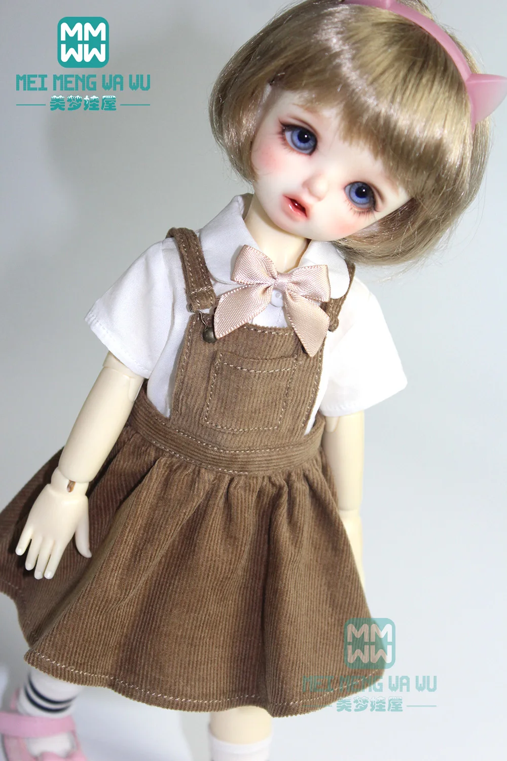 Одежда для куклы подходит 30 см 1/6 BJD YOSD кукла модное платье на бретелях розовый