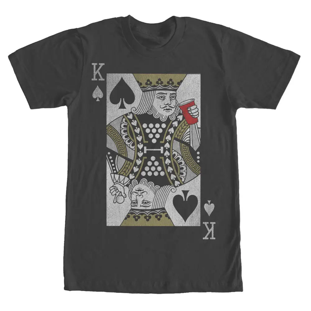 Лидер продаж Мужская футболка модная Lost Gods King of Beer Pong графическая летние топы с
