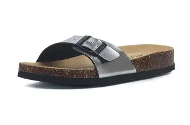 19 FeiYiTu/Новинка года; модные летние сандалии из пробки; женские повседневные пляжные разноцветные Вьетнамки; шлепанцы на плоской подошве; большие размеры 35-45 - Цвет: 19