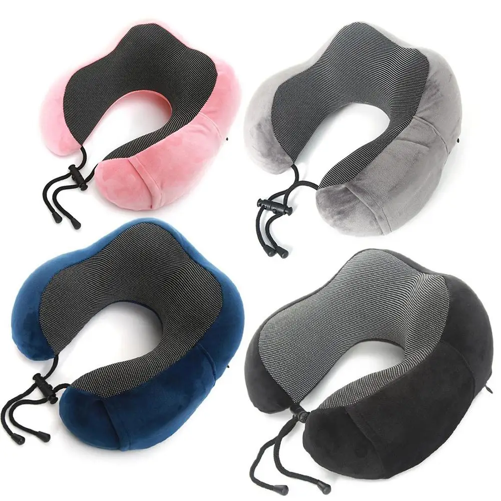 Памятная хлопковая u образная Подушка с логотипом на заказ магнитная ткань для