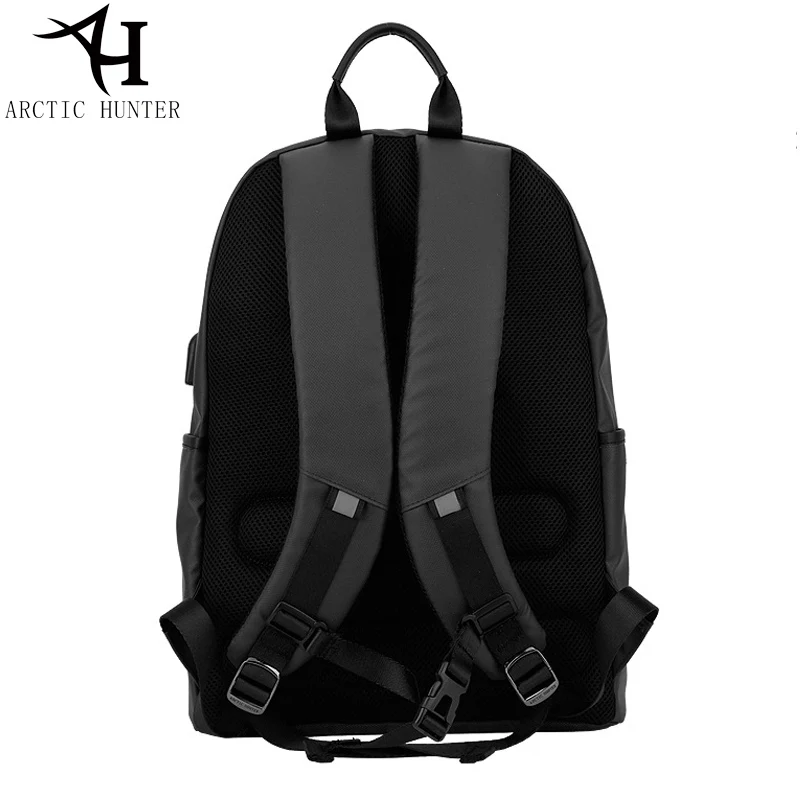 Рюкзак из водонепроницаемой ткани Оксфорд для мужчин и женщин Модный черный