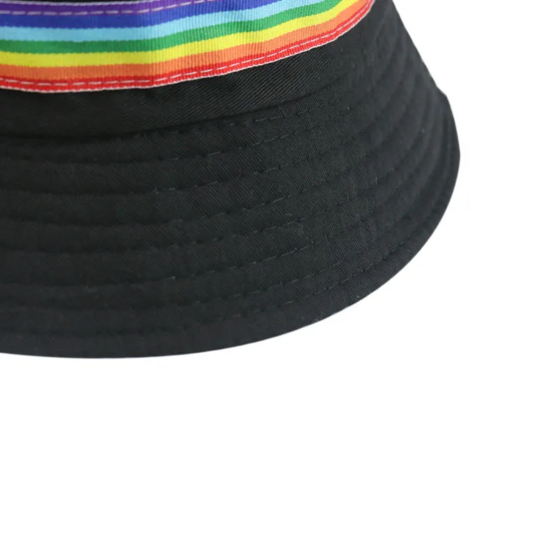 Женская панама Мужская шапочка из спандекса Хлопок Черный Белый Лето солнце пляж