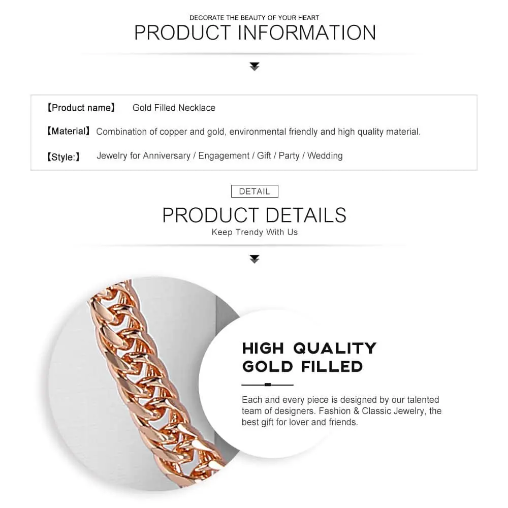 Мужское панцирное ожерелье 5 мм из кубинской панцирной цепи с застежкой