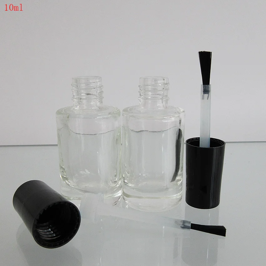 5 шт. стеклянная косметическая бутылка пустая для стеклянного лака ногтей 10 мл с