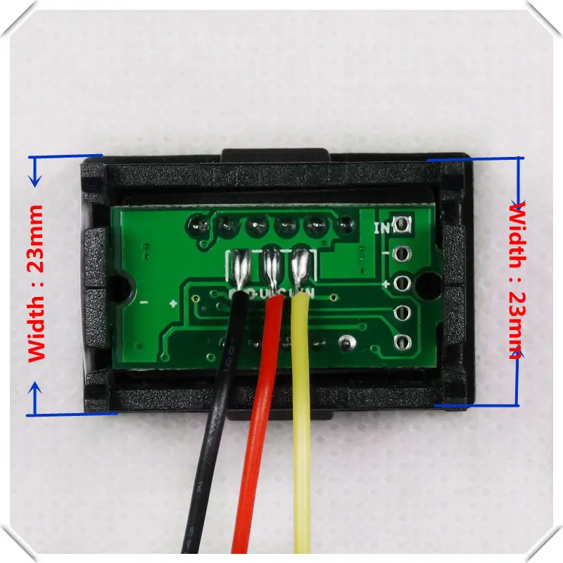 Цифровой вольтметр с 3 Проводами 0 36 дюйма 33 в|cars cars|car 12vcar voltage meter |