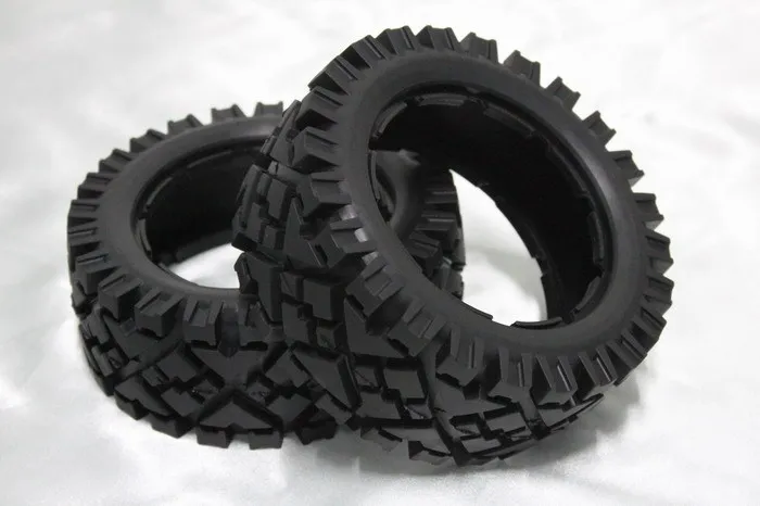

5B Rear All Terrain Tire Set tyres x 2pcs for 1/5 Baja 5B without inner foam Free shipping