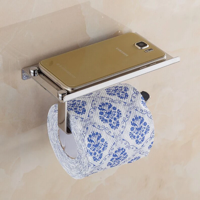1 шт. держатель для туалетной бумаги из нержавеющей стали|bathroom accessories|kitchen